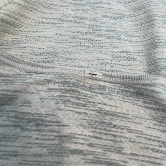 Under Armour Threadborne Light Heather Gray Shirt - Picture 3 of 4